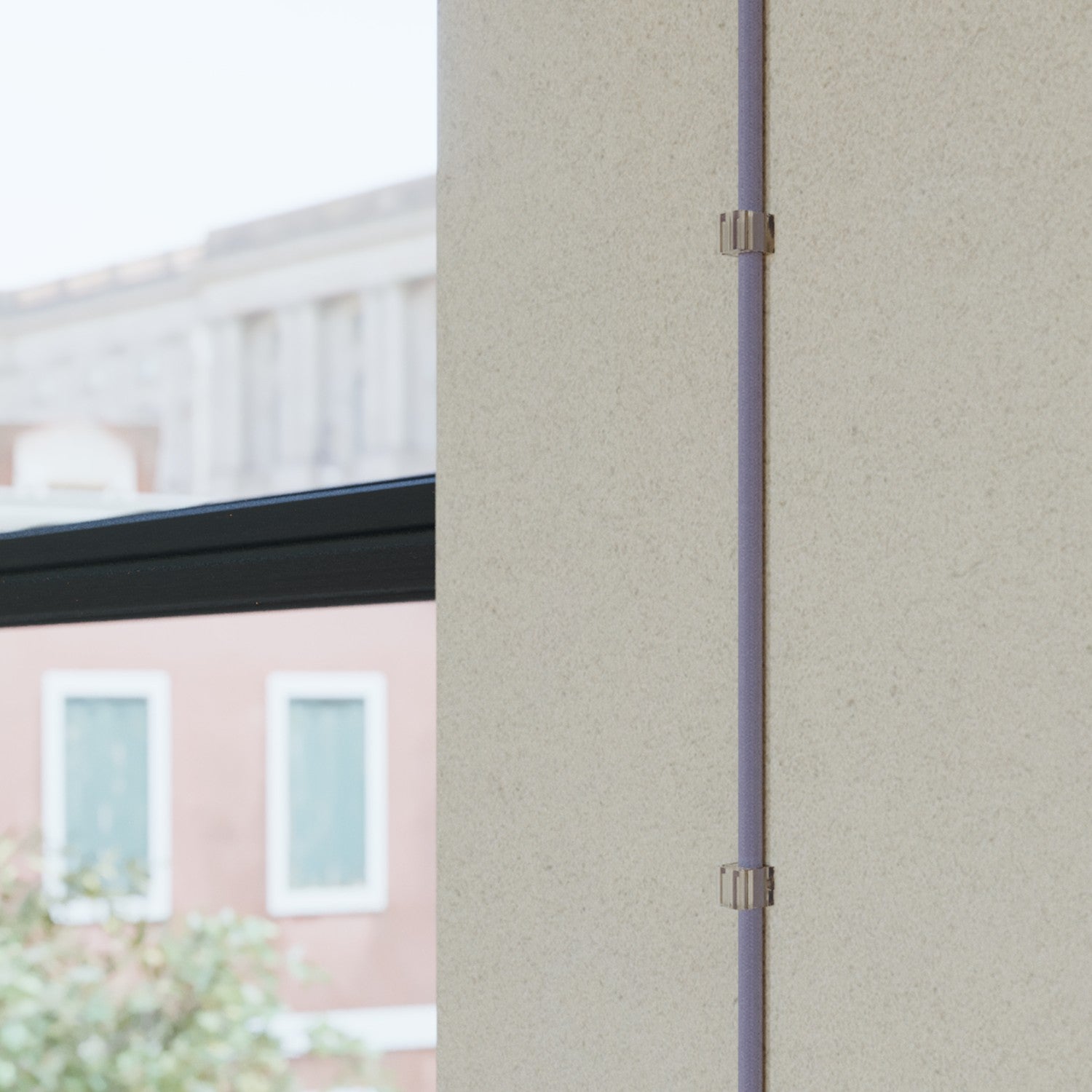 Set 4 Cube Clip Trasparente - Mini fissaggio a parete per cavo tessile