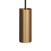 Tub-E12, spotlight pipe with E12 double ferrule socket - Brushed bronze