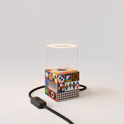 Cubetto table lamp with US plug, Ghost bulb - PosterLad