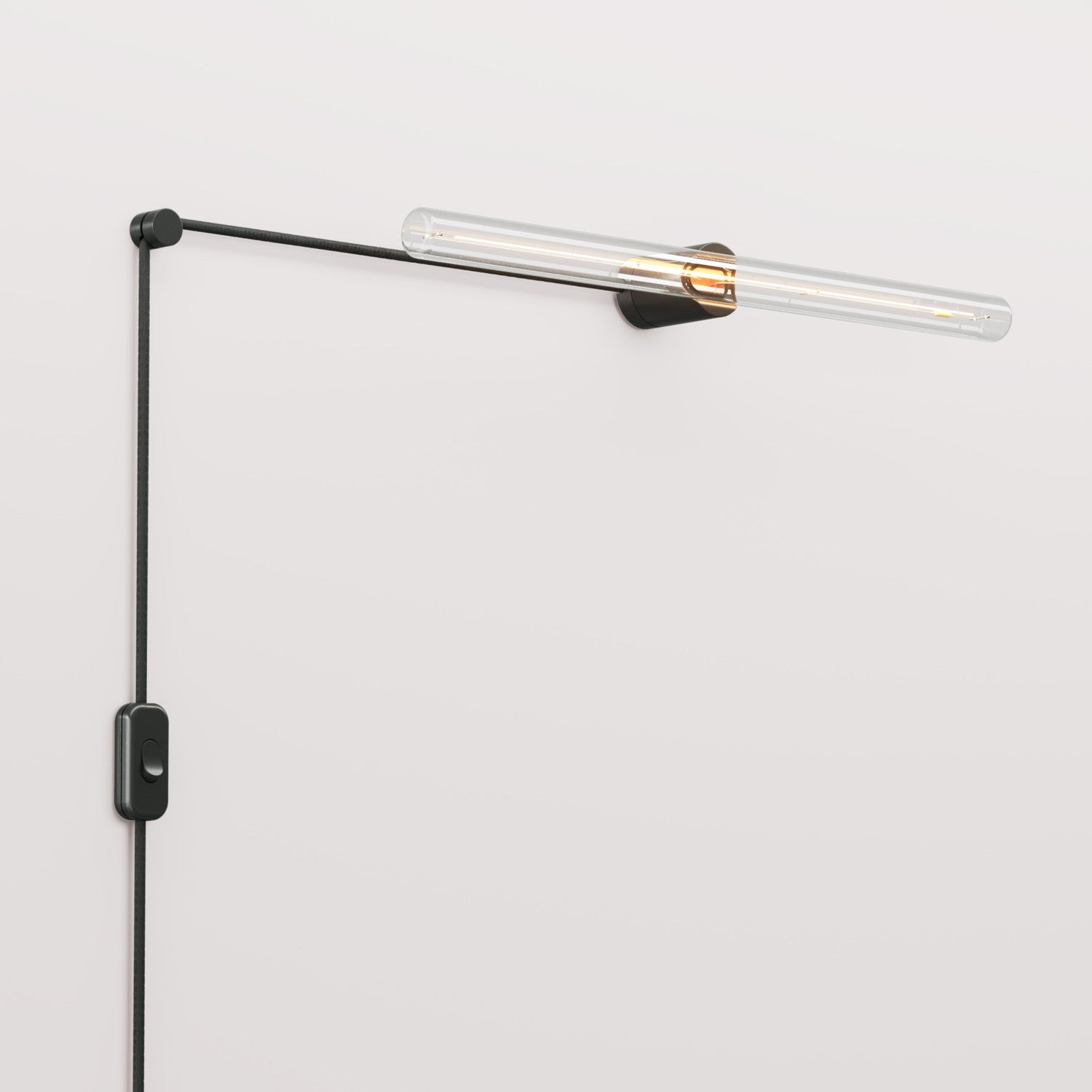 Spostaluce Esse14 Plug-in Light with S14d Socket - Black