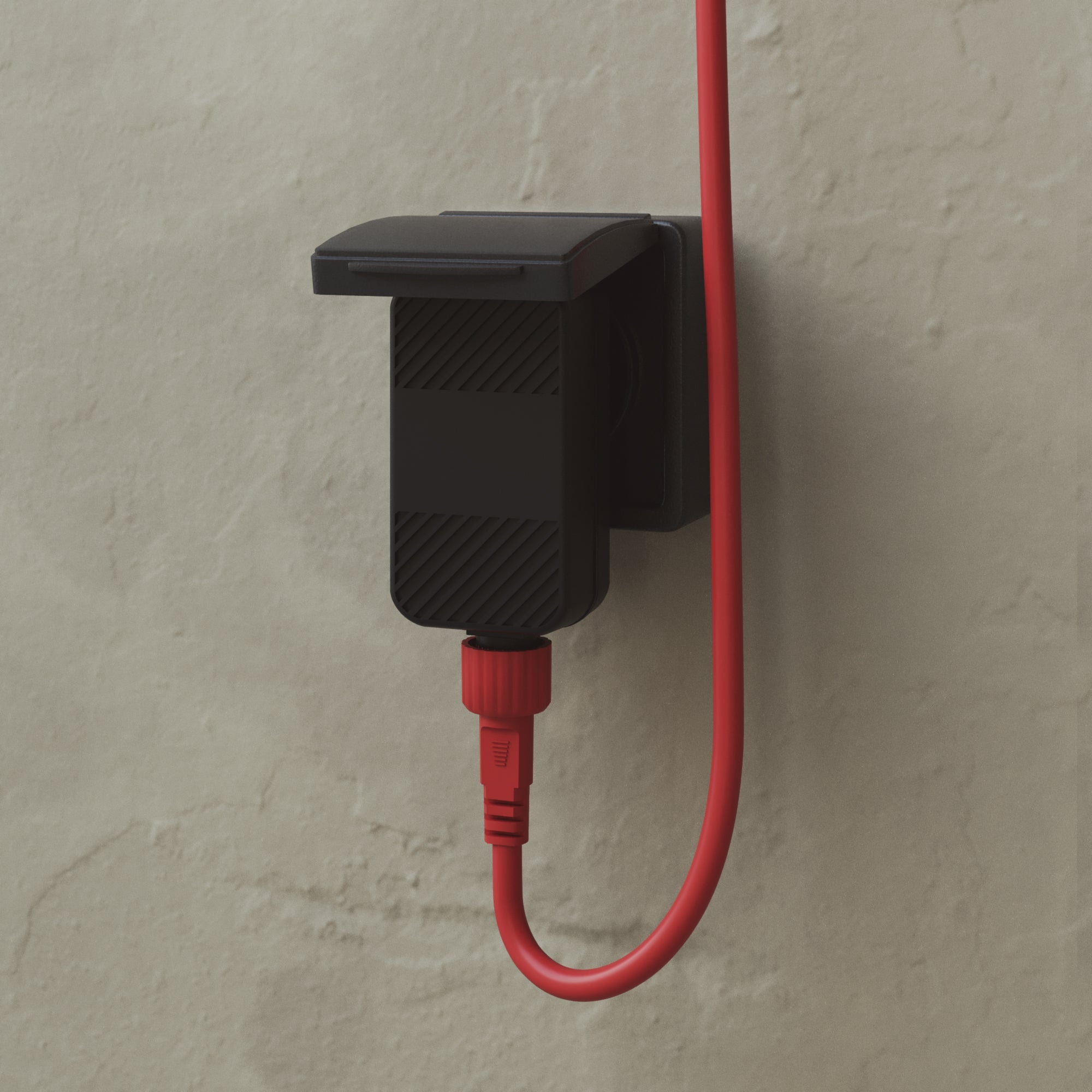 Cavo di connessione Alimentatore / Paralume - Marina - Rosso stella marina