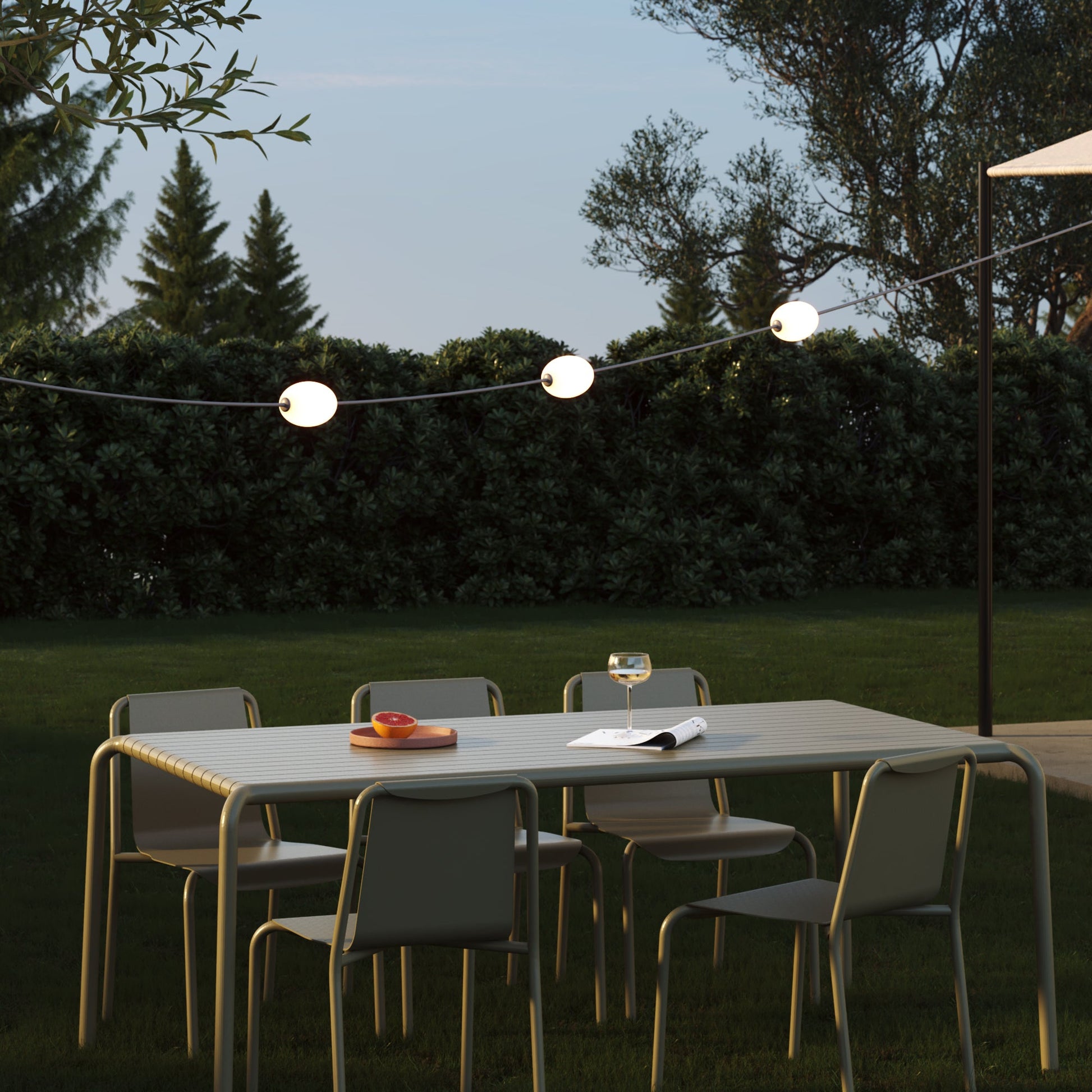 Cavo di connessione tra paralumi 70/140 cm (27 9/16" / 55 1/8") - Marina - Grigio 70 cm (27 9 16")