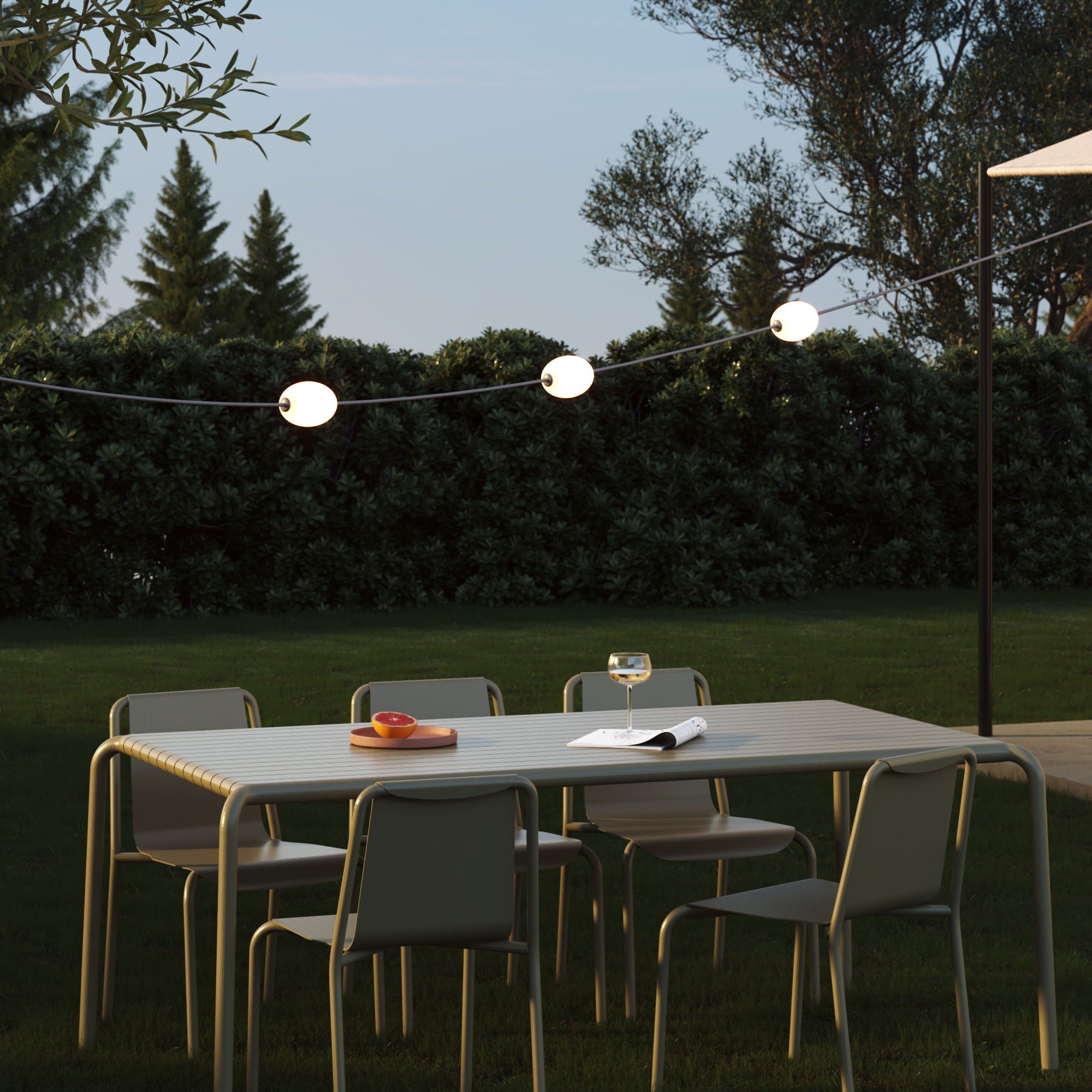Cavo di connessione tra paralumi 70/140 cm (27 9/16" / 55 1/8") - Marina - Grigio 70 cm (27 9 16")