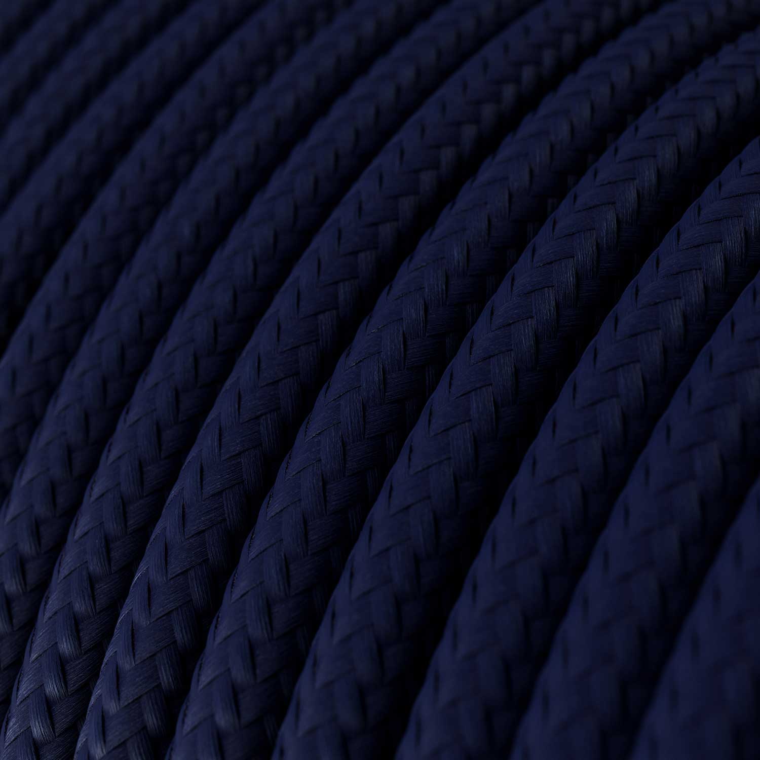 Cloth Covered Wire - Dark Blue Rayon RM20 - UL Listed