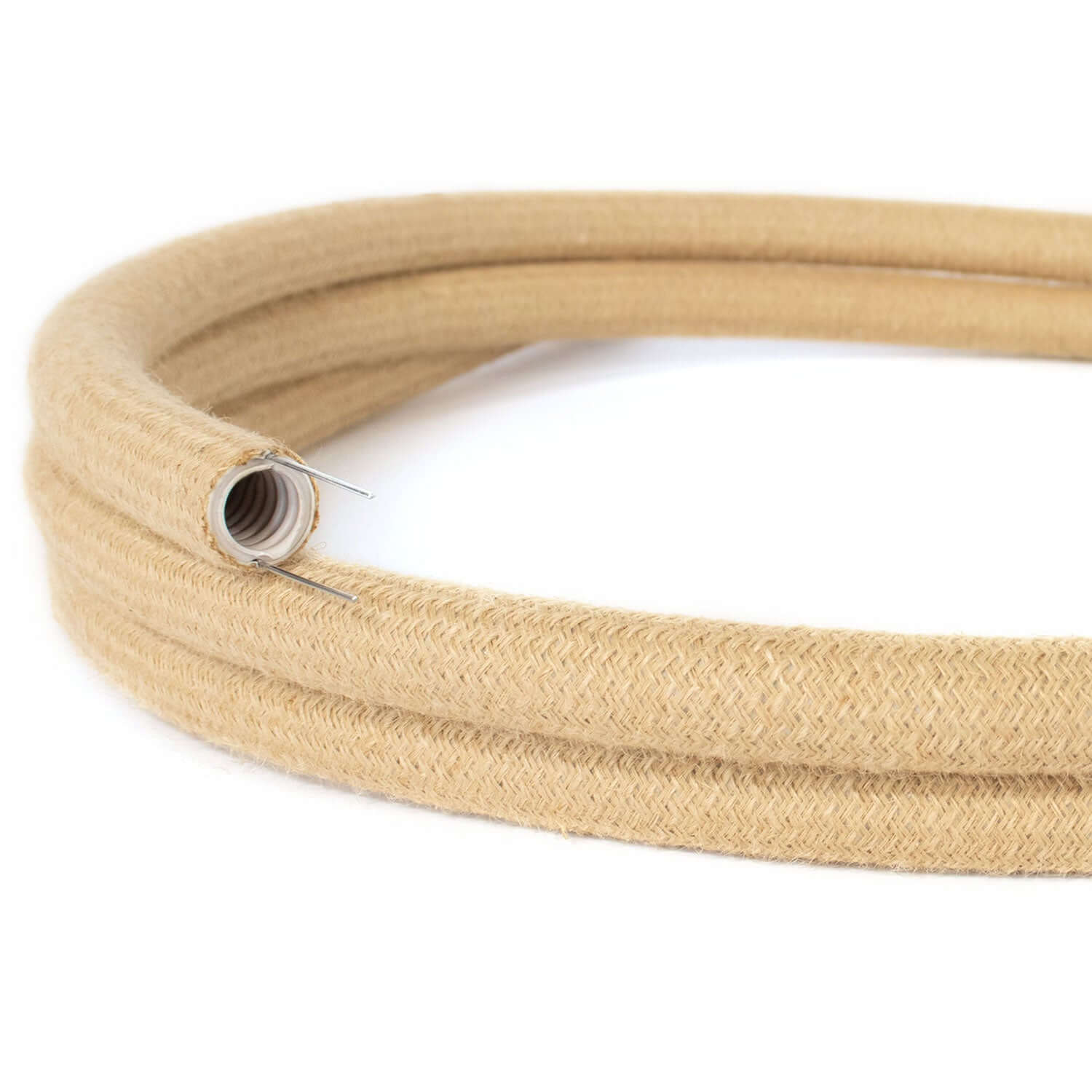 Creative-Tube, 20 mm diameter, covered in RN06 Jute fabric, moldable ...