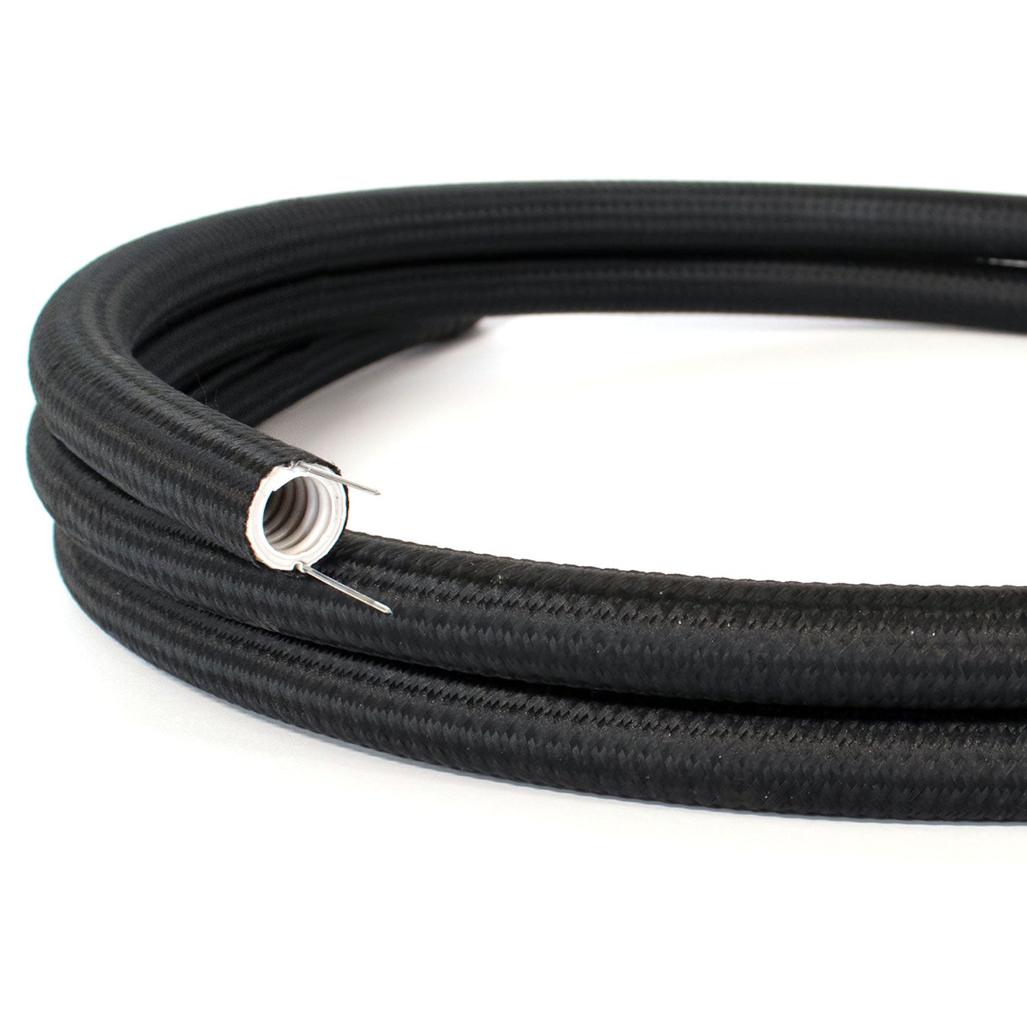 Creative-Tube flexible conduit, Rayon Black RM04 fabric covering ...