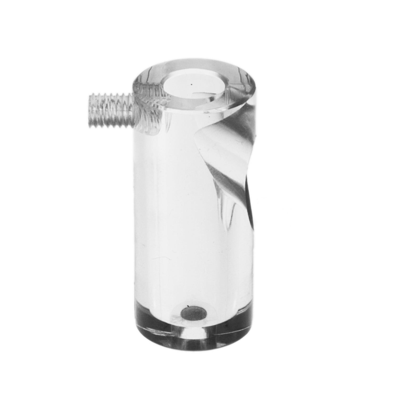 Decentratore, gancio a soffitto per cavo elettrico tessile con fermo - Trasparente