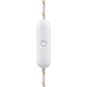 Dimmer universale per lampade da tavolo con pulsante a pressione per lampadine LED e incandescenza - Design by Achille Castiglioni - Bianco