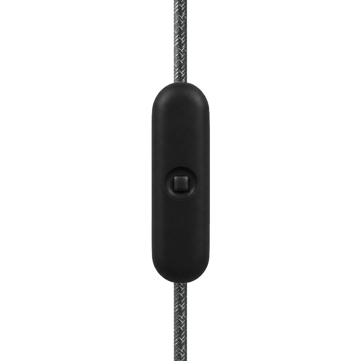 Dimmer universale per lampade da tavolo con pulsante a pressione per lampadine LED e incandescenza - Design by Achille Castiglioni - Nero