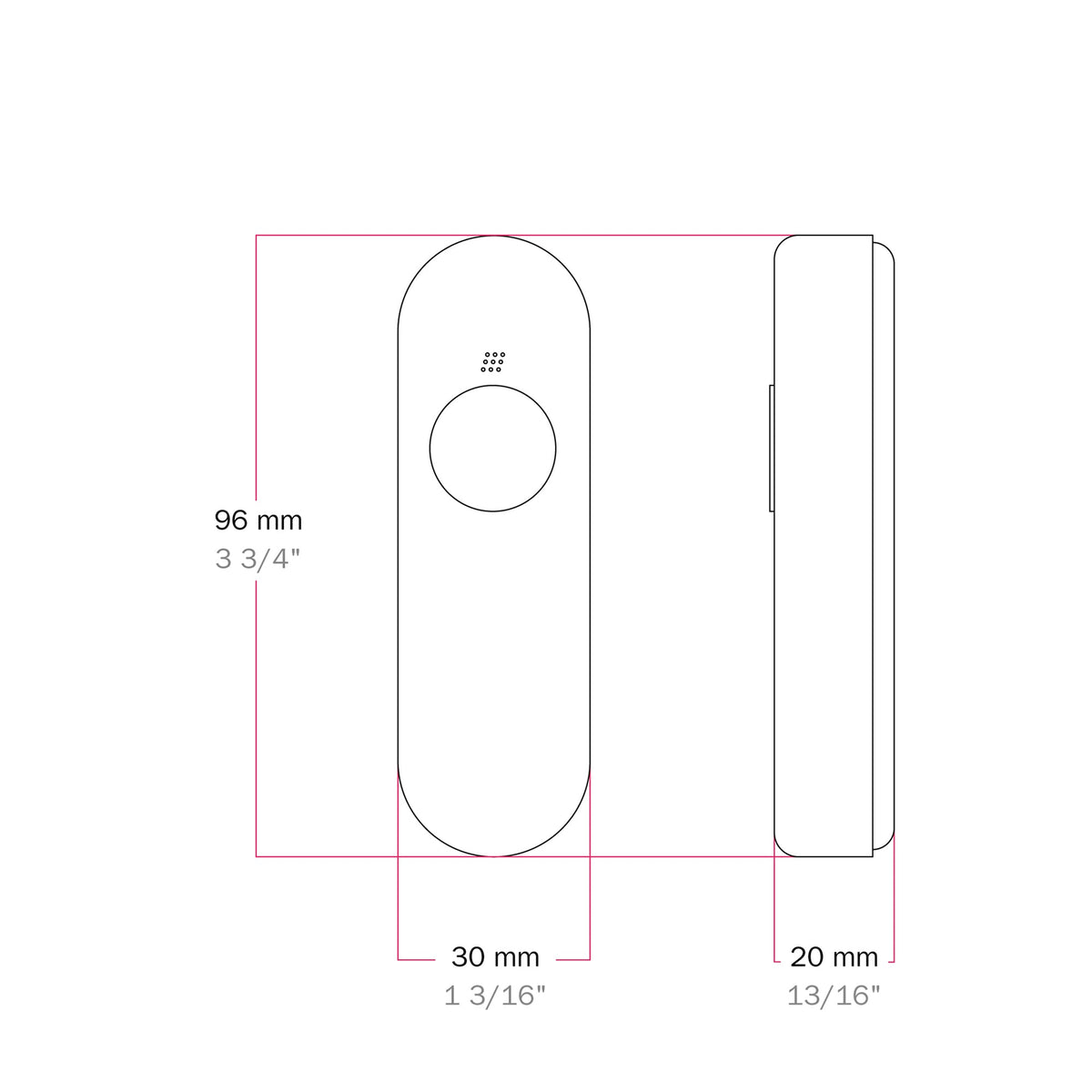 Dimmer universale per lampade da tavolo con pulsante touch per lampadine LED e incandescenza - Bianco
