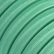 Electric Cable Color Cord for Custom String Lights, covered by Rayon fabric Opal - CH69