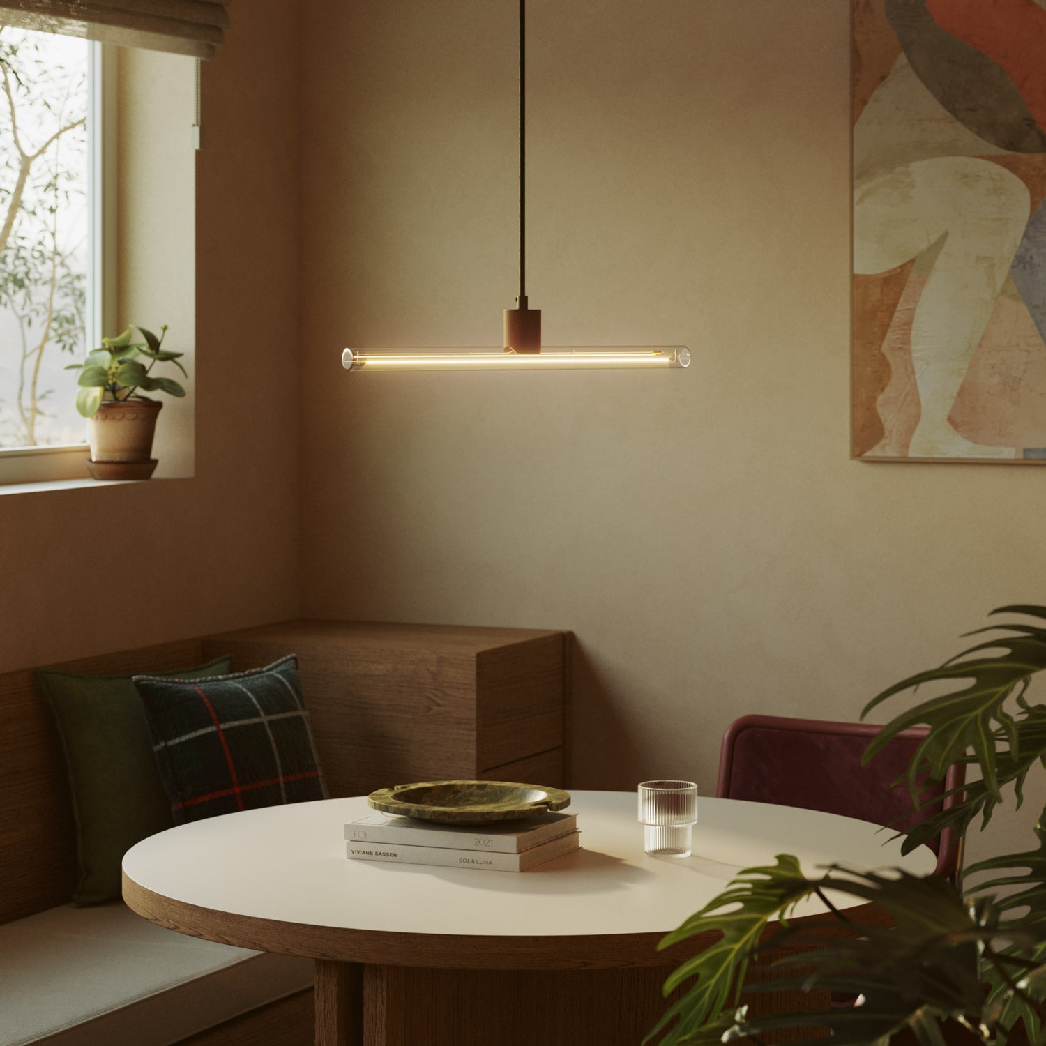Esse14 Pendant Light with S14d Socket - Wenge-Effect