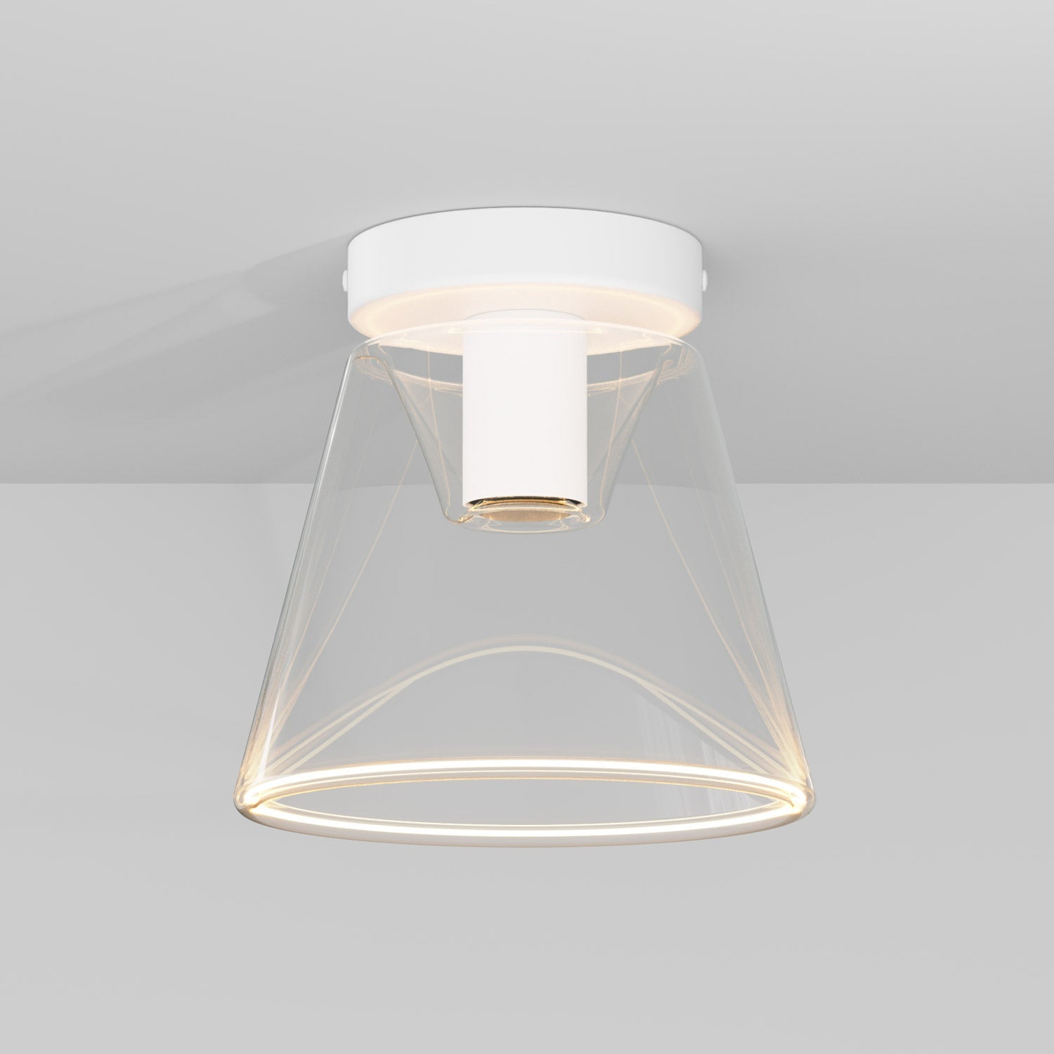 Fermaluce wall lamp Matt white with G01 bulb - Creative Cables