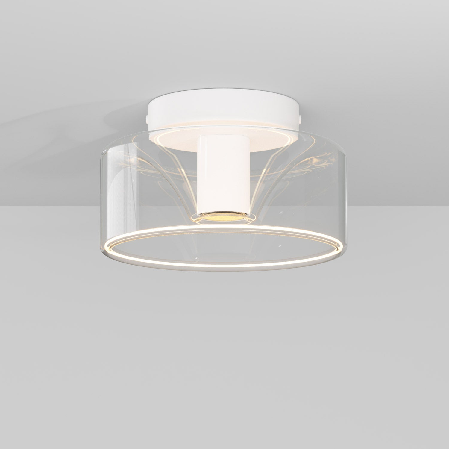 Fermaluce wall lamp Matt white with G02 bulb - Creative Cables