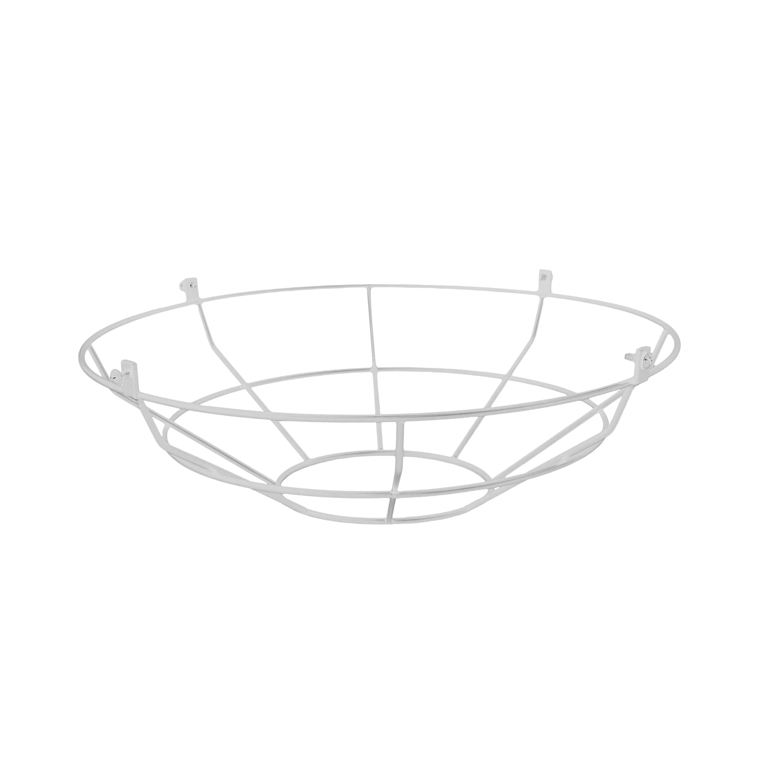 Gabbia in metallo per paralume Harbour - Bianco