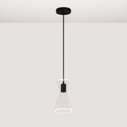 Ghost Double Cone Pendant Lamp - Black