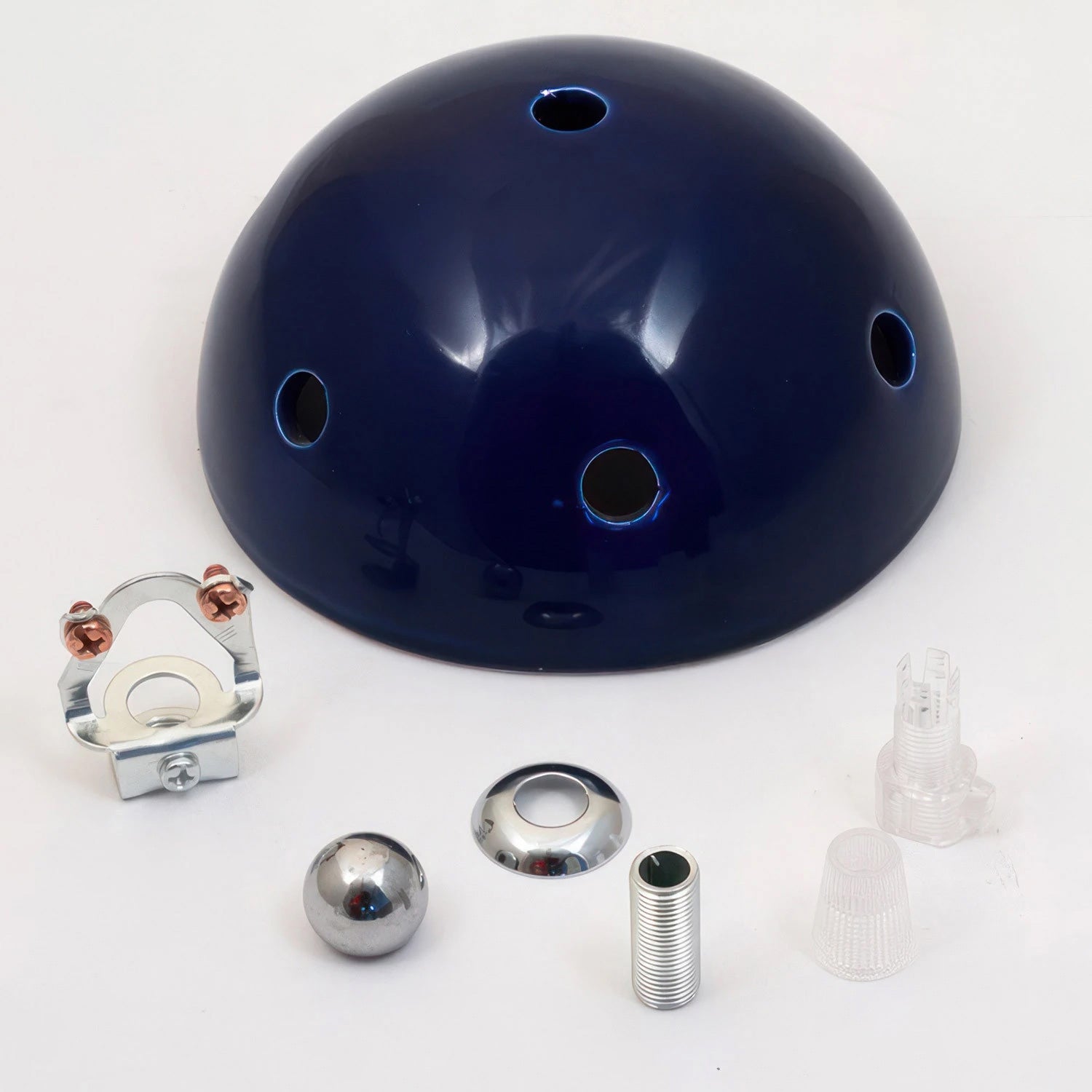 Kit rosone in ceramica a 6 fori - Blu