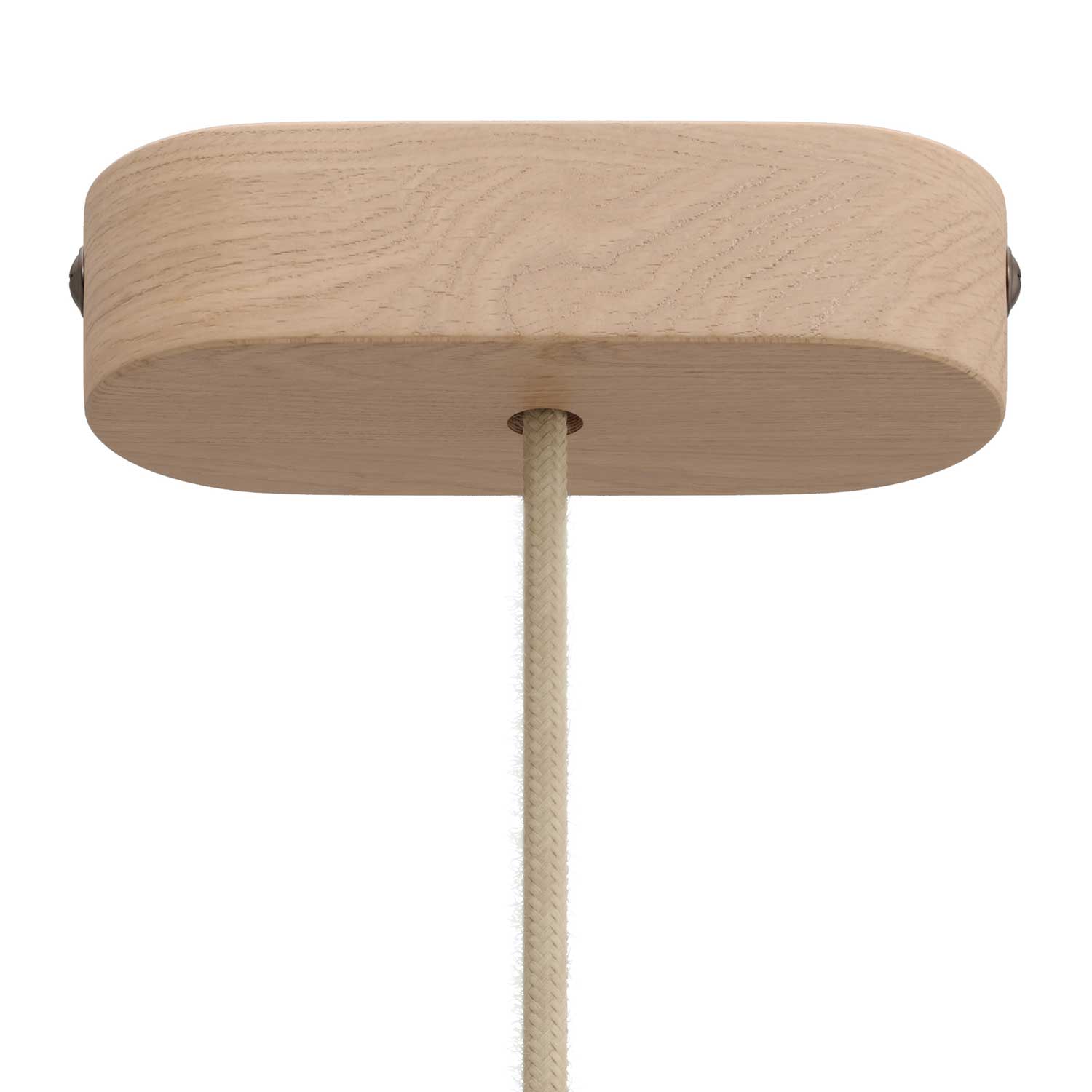 Kit rosone in legno ovale - Neutro