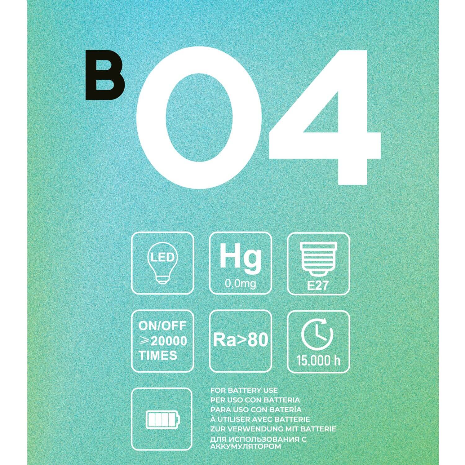 Lampadina LED Trasparente Linea 5V filamento corto Globo G125 1,3W 110Lm E27 2500K Dimmerabile - B04