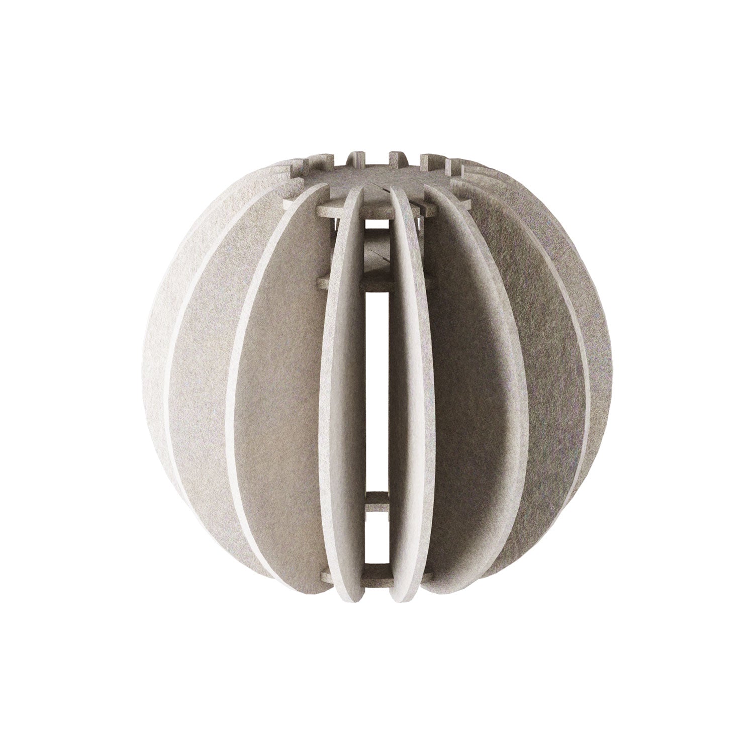 LAMPSHHADE - Pendant Lamp with Elliptical Shade - Dove gray melange