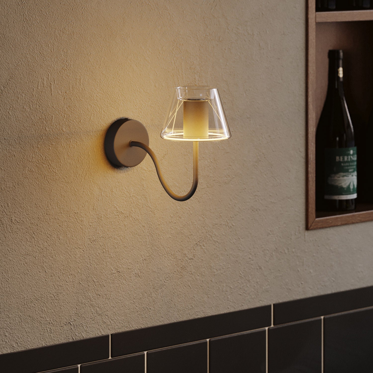 LED Clear Light Bulb Ghost Line CRI 90 Mini Cone 5,5W 450Lm E26 2200K Dimmable - G07