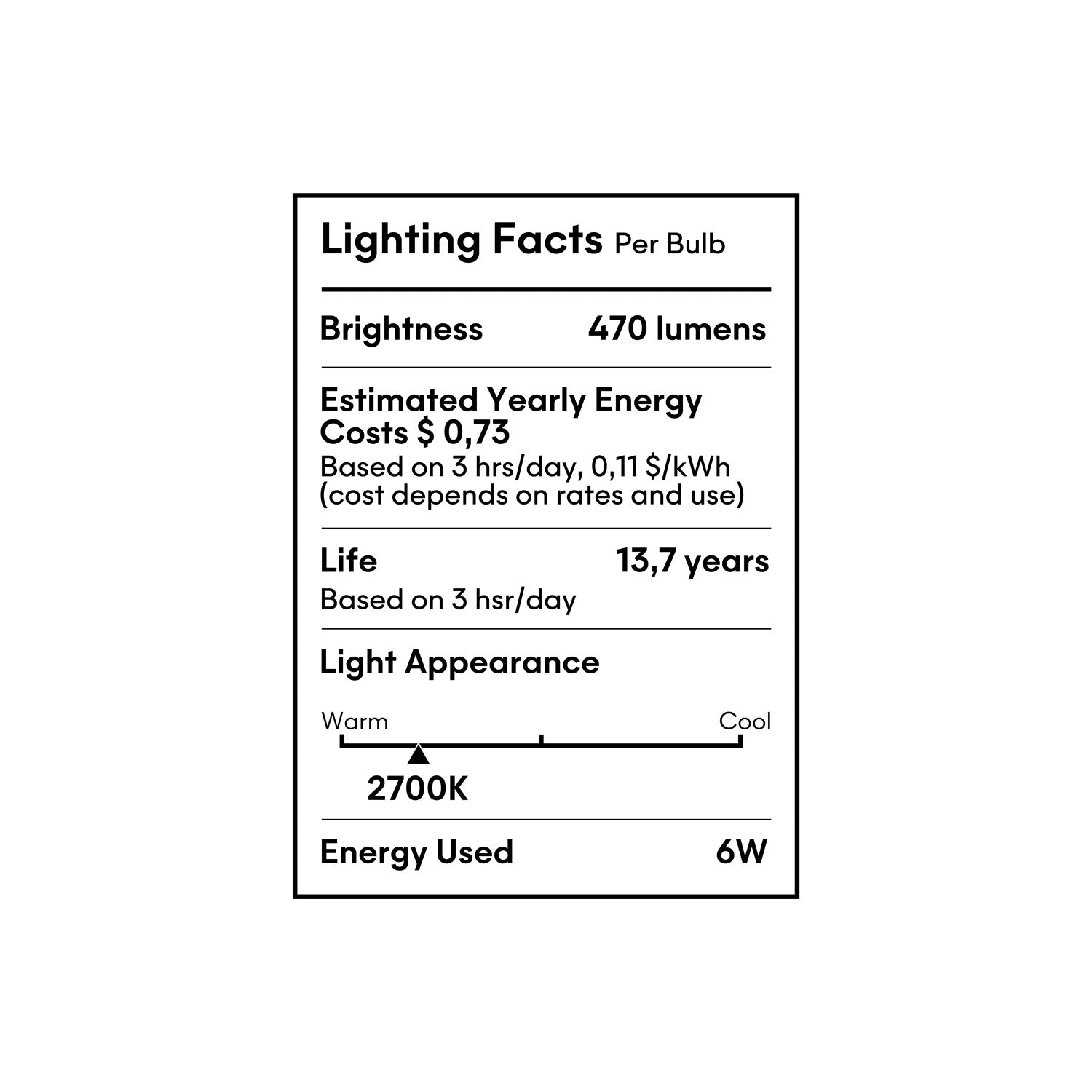 LED Linear Porcelain Effect S14d Light Bulb CRI 90 - length 300 mm 6W 470Lm 2700K Dimmable - S11
