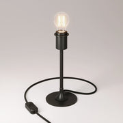 MAG-Y metal table lamp with fitting for lampshade - Black