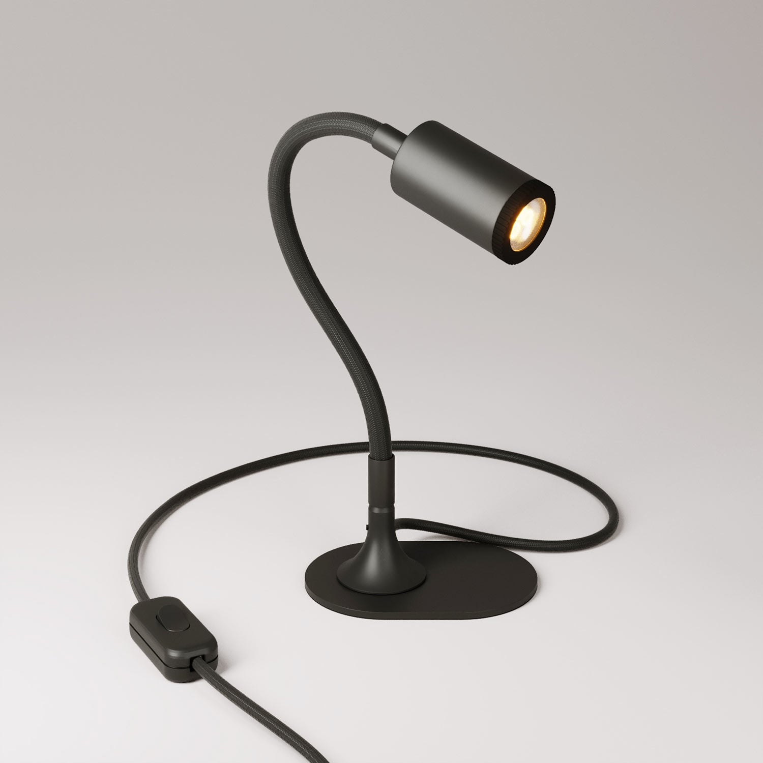 MAG-Y spotlight with adjustable extension - Black