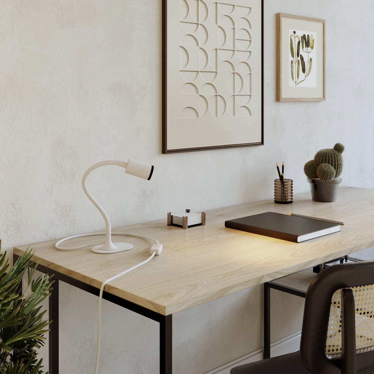 MAG-Y spotlight with adjustable extension - Matt white