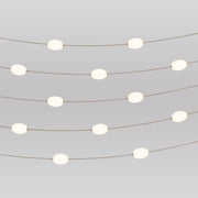 Outdoor 12-Light String Light for wet locations Desert Brown, Power supply with US plug - Marina12