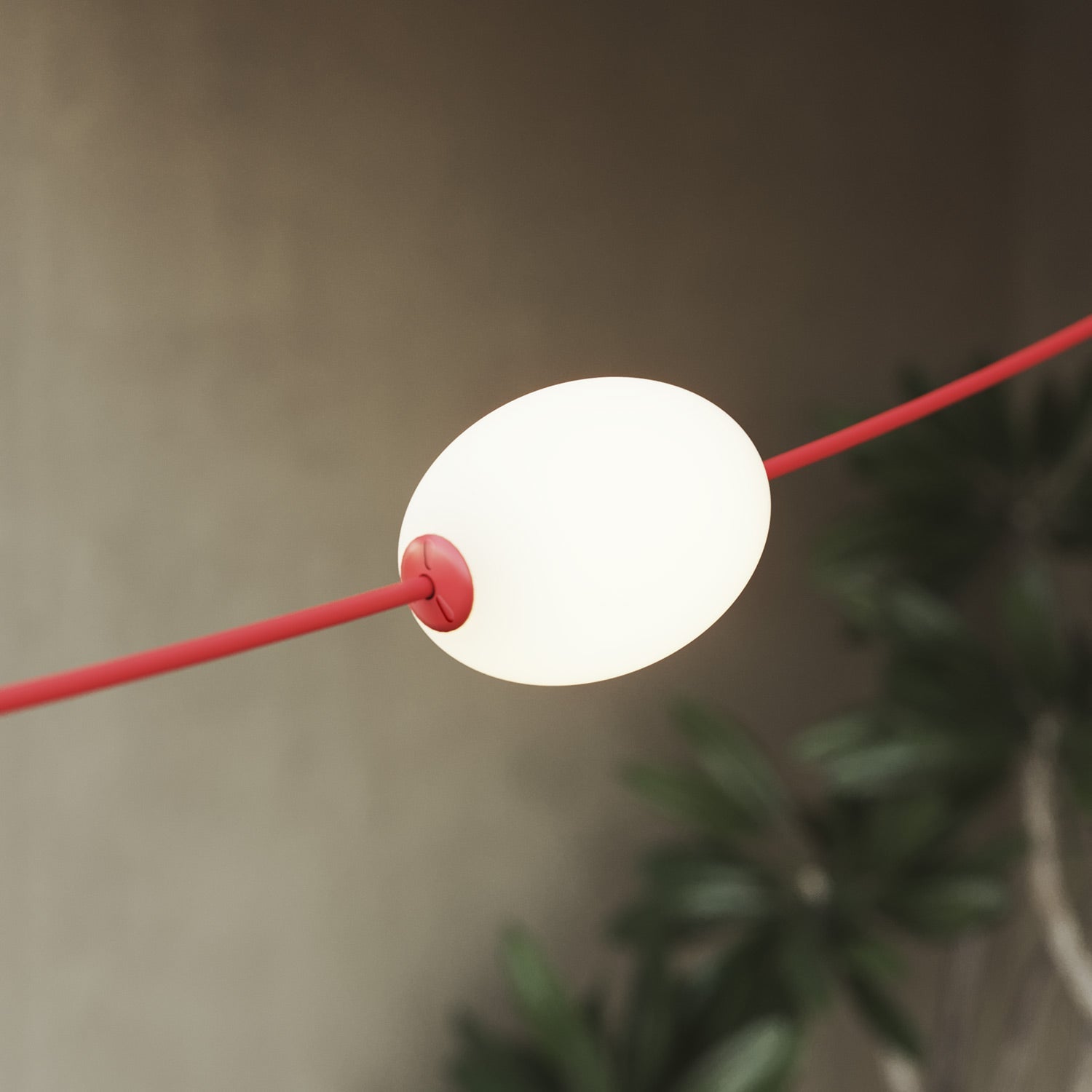 Outdoor 12-Light String Light for wet locations Starfish Red, Power supply with US plug - Marina12