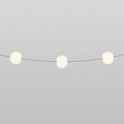 Outdoor 3-Light String Light for wet locations Gray, Power supply with US plug - Marina3 Cherry 70 cm