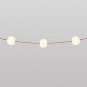 Outdoor 3-Light String Light for wet locations Starfish Red, Power supply with US plug - Marina3 Cherry 70 cm