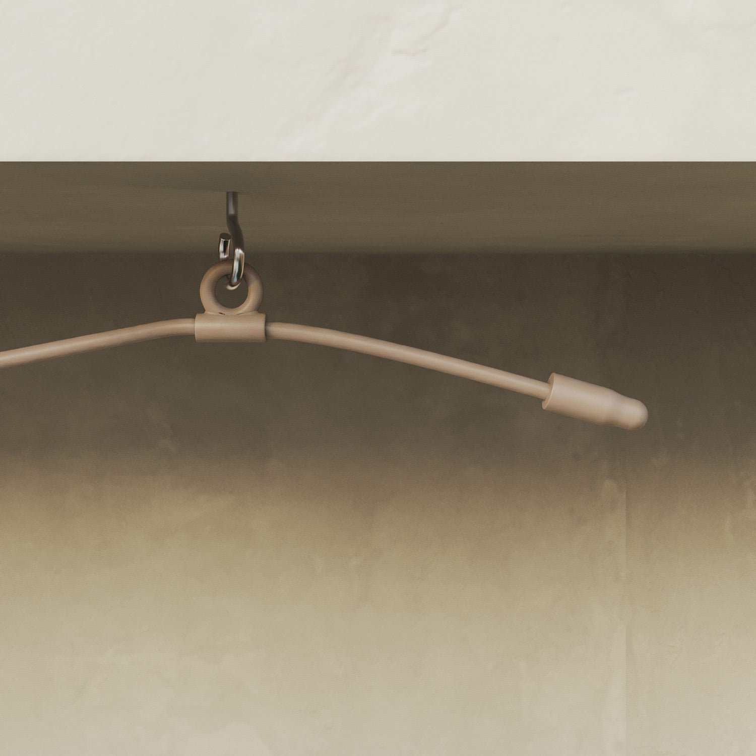 Outdoor 4-Light String Light for wet locations Desert Brown, Power supply with US plug - Marina4 Cherry 70 cm