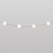 Outdoor 4-Light String Light for wet locations Starfish Red, Power supply with US plug - Marina4 Cherry 70 cm
