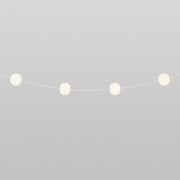 Outdoor 4-Light String Light for wet locations White Sand, Power supply with US plug - Marina4 Cherry 70 cm