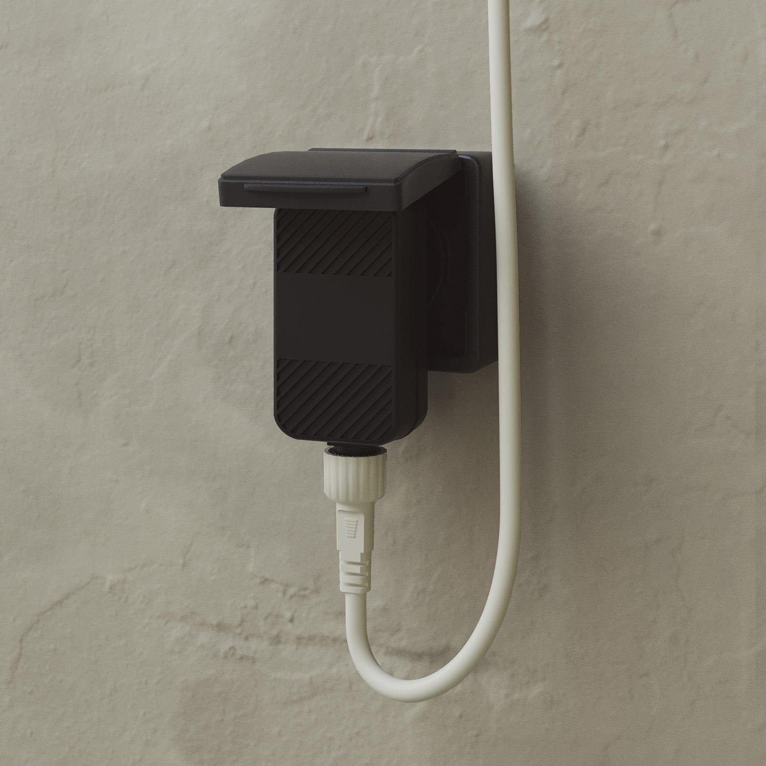 Outdoor 4-Light String Light for wet locations White Sand, Power supply with US plug - Marina4 Cherry 70 cm