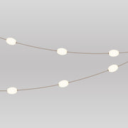 Outdoor 6-Light String Light for wet locations Desert Brown, Power supply with US plug - Marina6