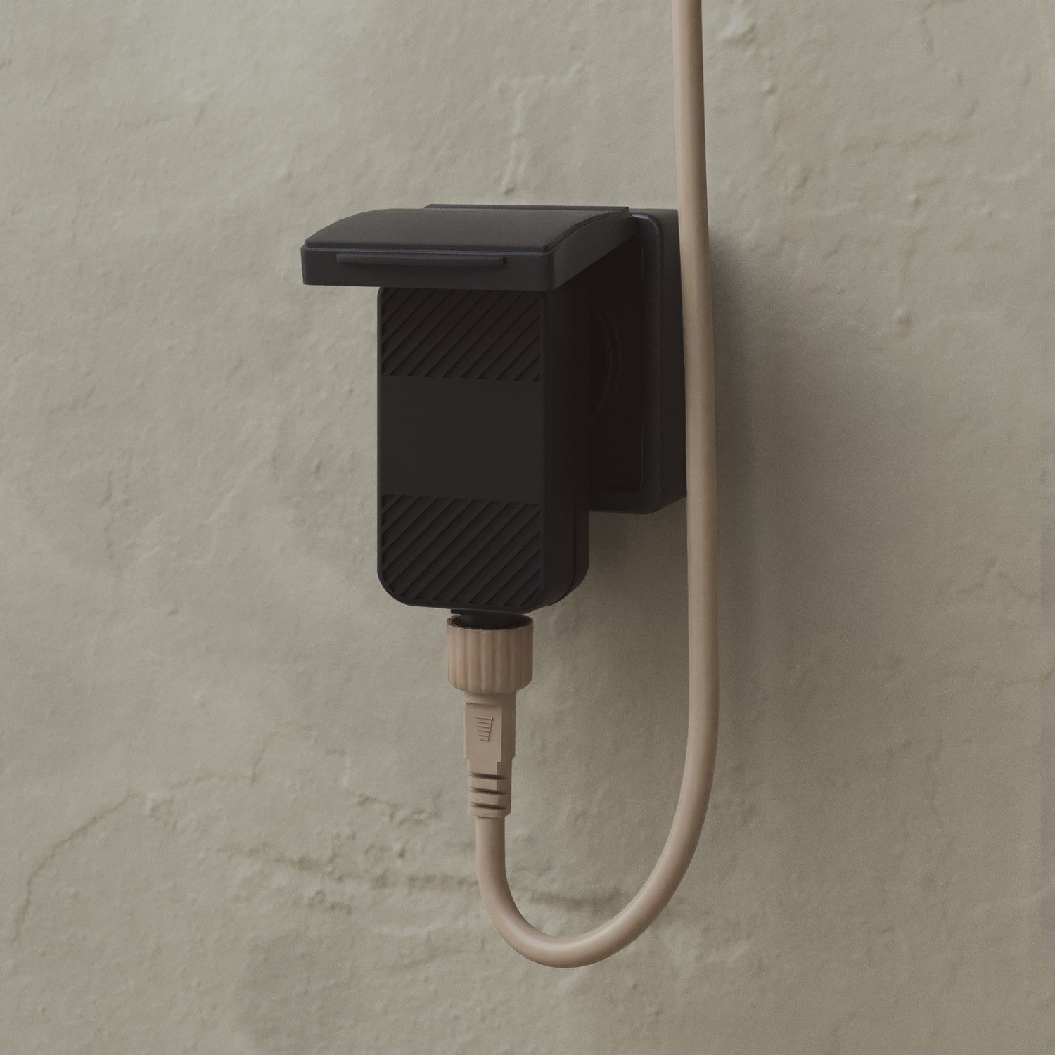 Outdoor 6-Light String Light for wet locations Desert Brown, Power supply with US plug - Marina6 Cherry 70 cm