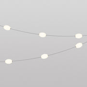 Outdoor 6-Light String Light for wet locations Gray, Power supply with US plug - Marina6