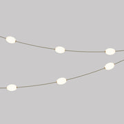 Outdoor 6-Light String Light for wet locations Olive Green, Power supply with US plug - Marina6