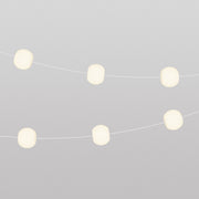 Outdoor 6-Light String Light for wet locations White Sand, Power supply with US plug - Marina6 Cherry 70 cm