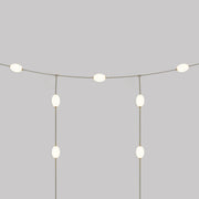 Outdoor Net String Light 7-Light for wet locations Olive Green, Power supply with US plug - Marina GRID
