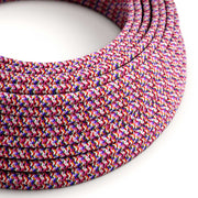Pixel Pink covered Round electric cable - RX00