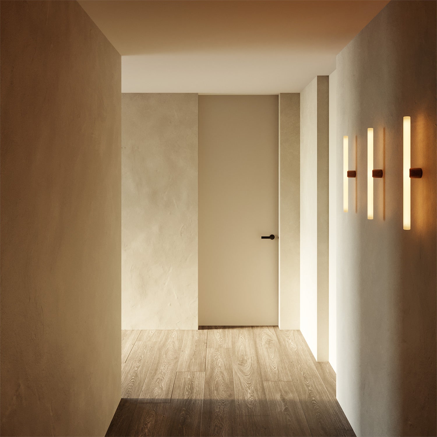 Portalampada esse14 da parete o soffitto con attacco S14d - Waterproof IP44 - Effetto Wengé