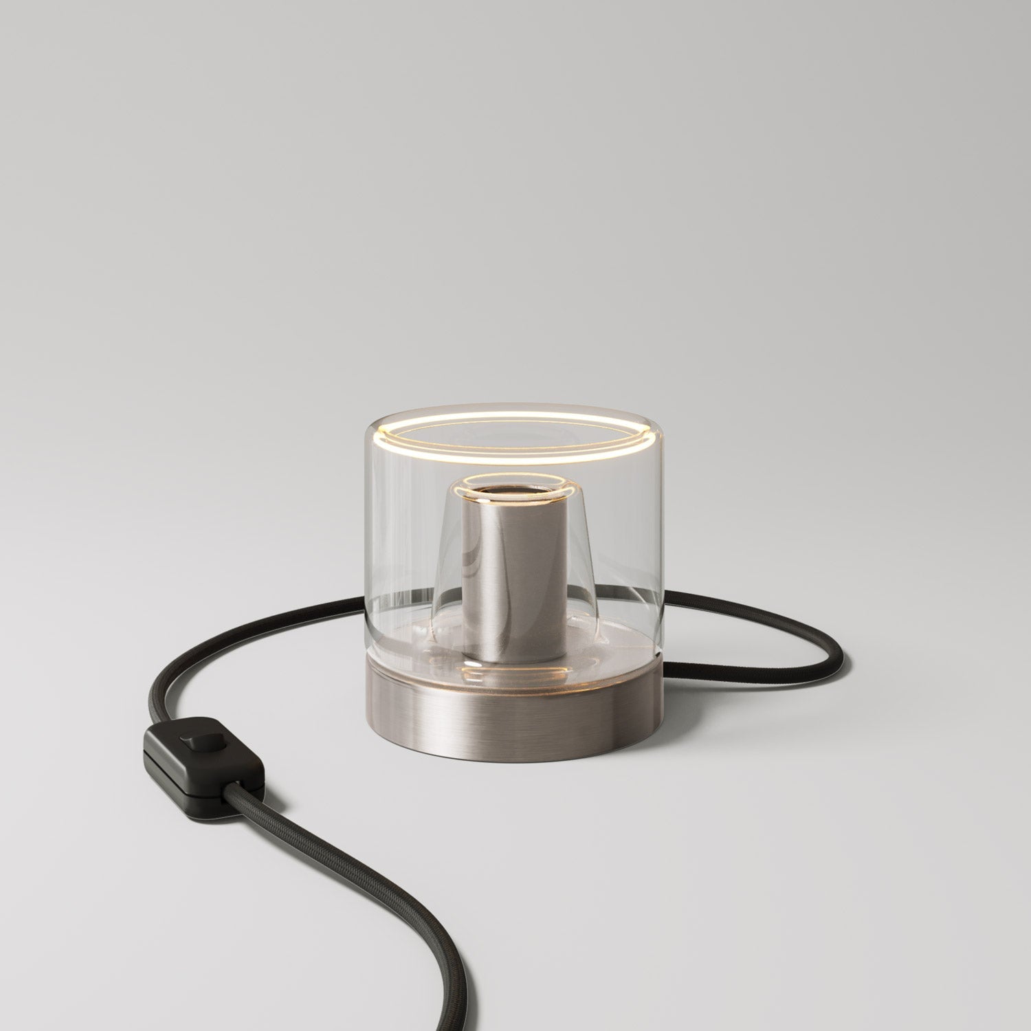 Posaluce Ghost table lamp - Brushed titanium