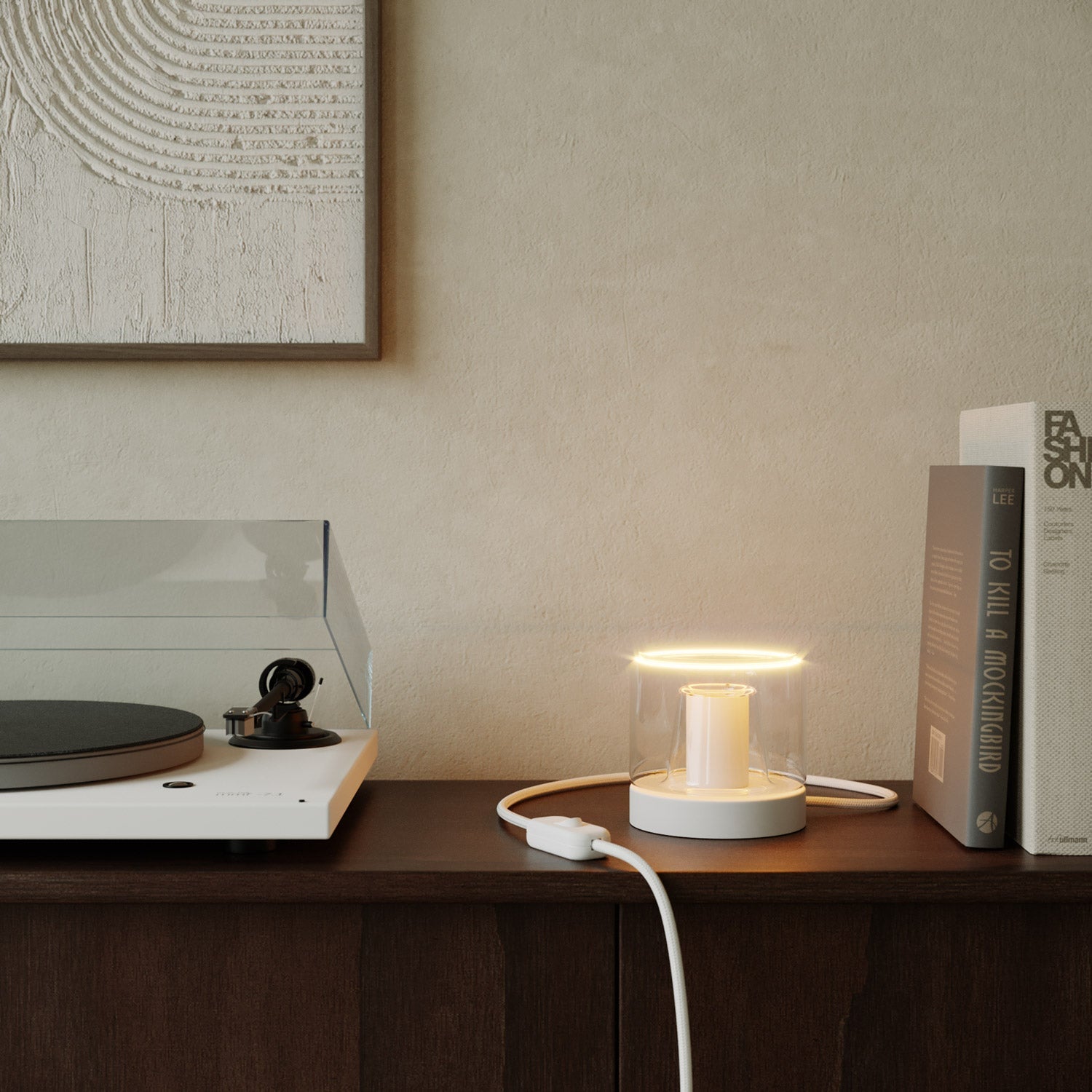 Posaluce Ghost table lamp - Matt white - Creative Cables