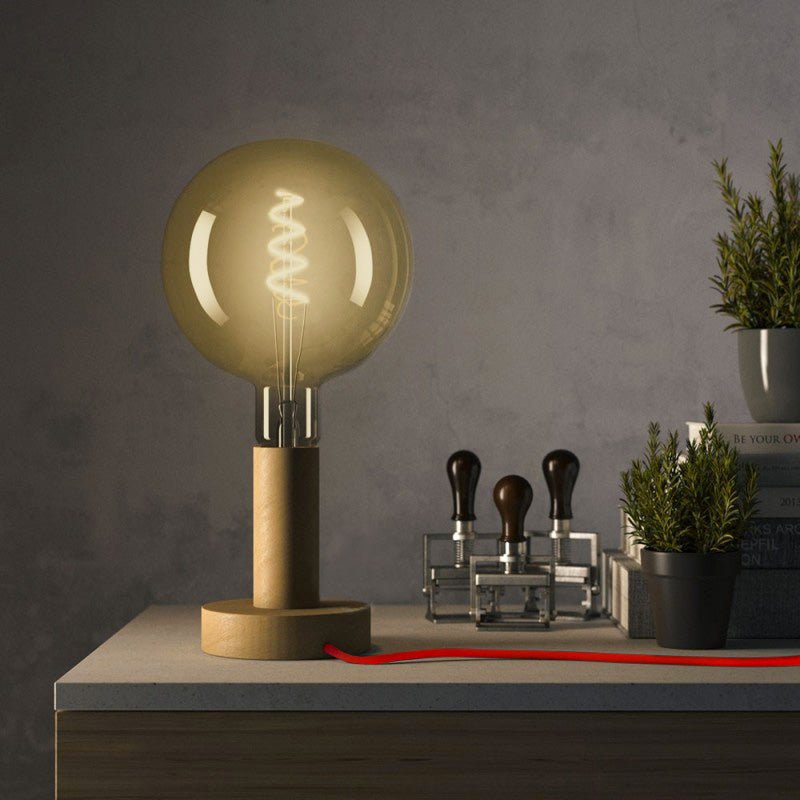 Posaluce - Table lamp in Large wood - Neutral