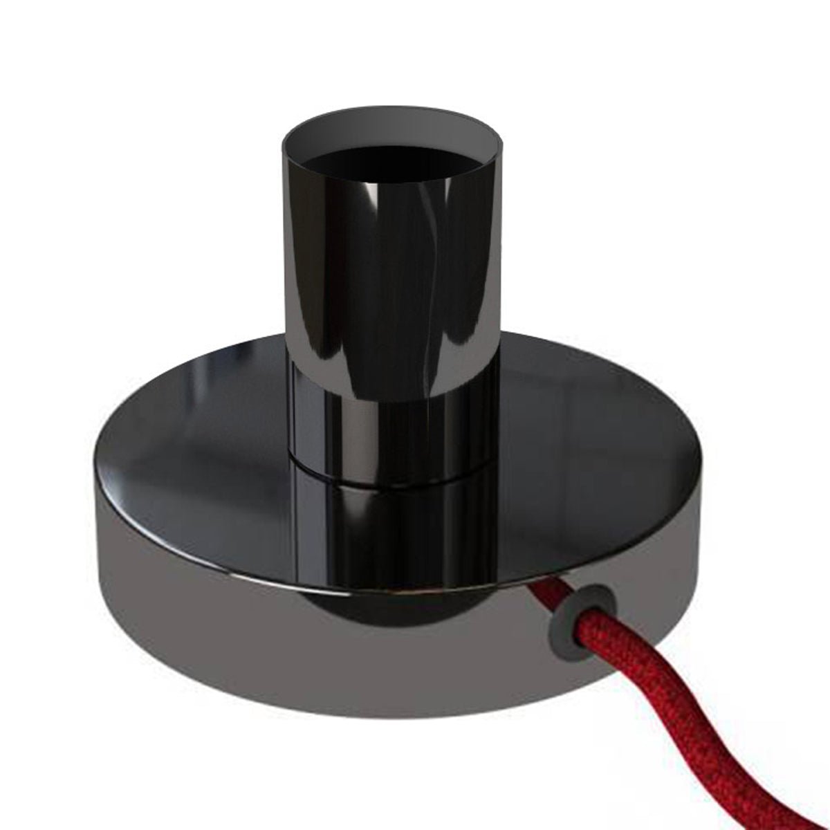 Posaluce - Table lamp in metal - Black pearl