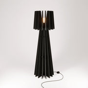 SHHINE - Floor Lamp Made of Sound-Absorbing Material - Black melange